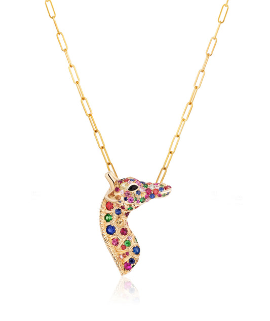 Giraffe Pendant-Brooch