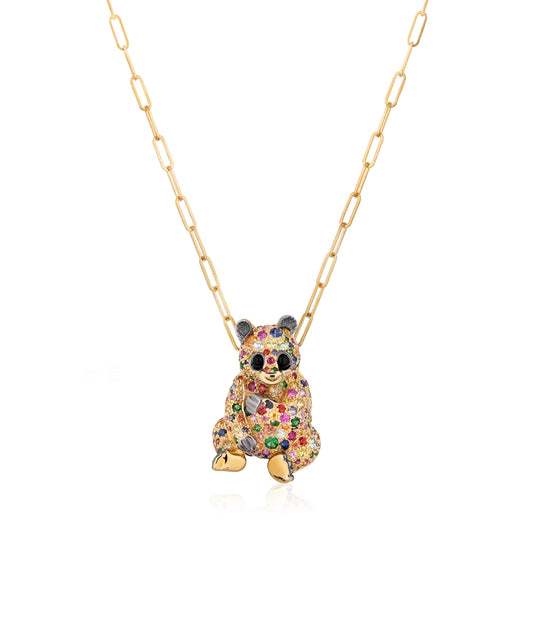 Panda Pendant-Brooch