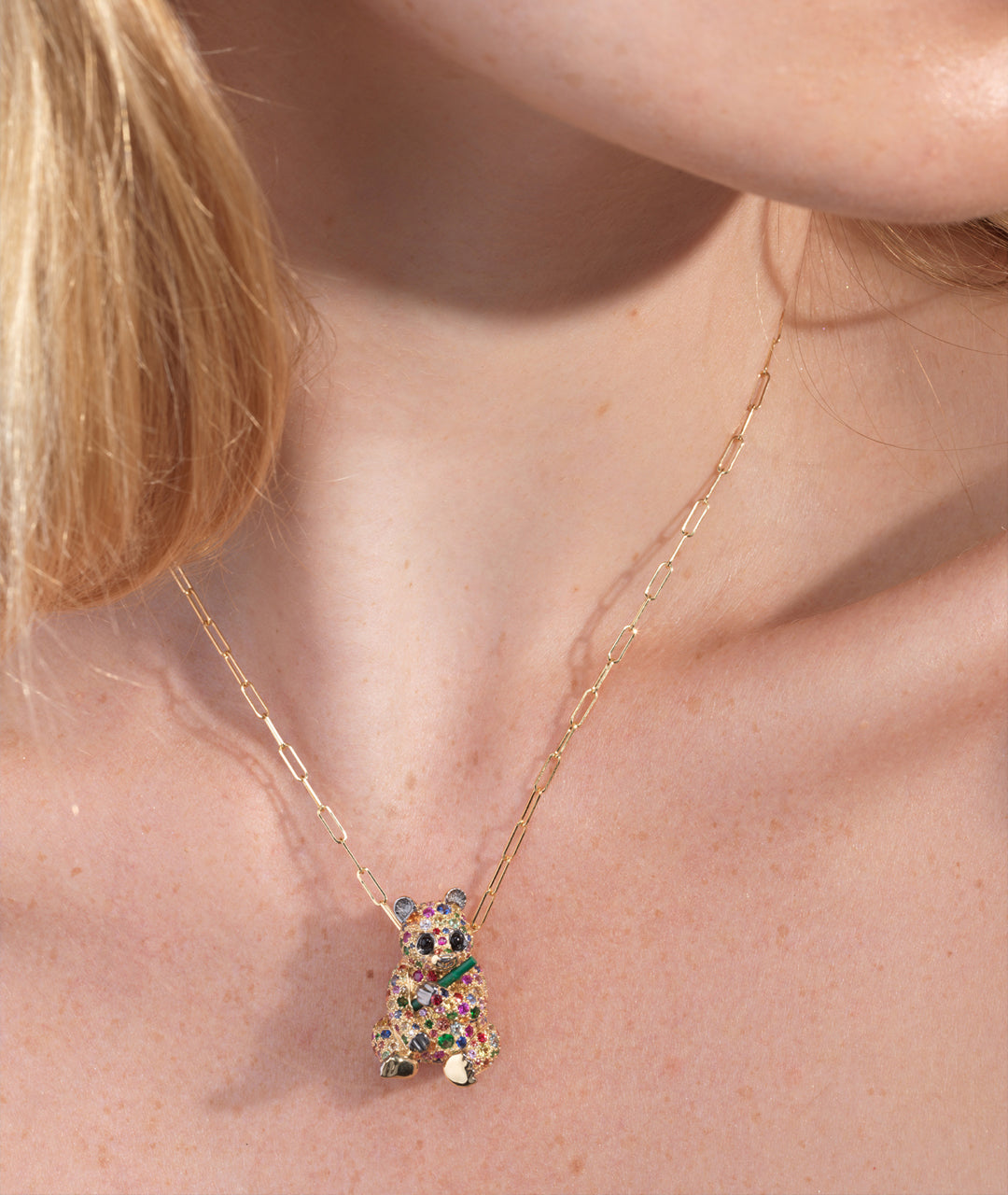 Panda Pendant-Brooch