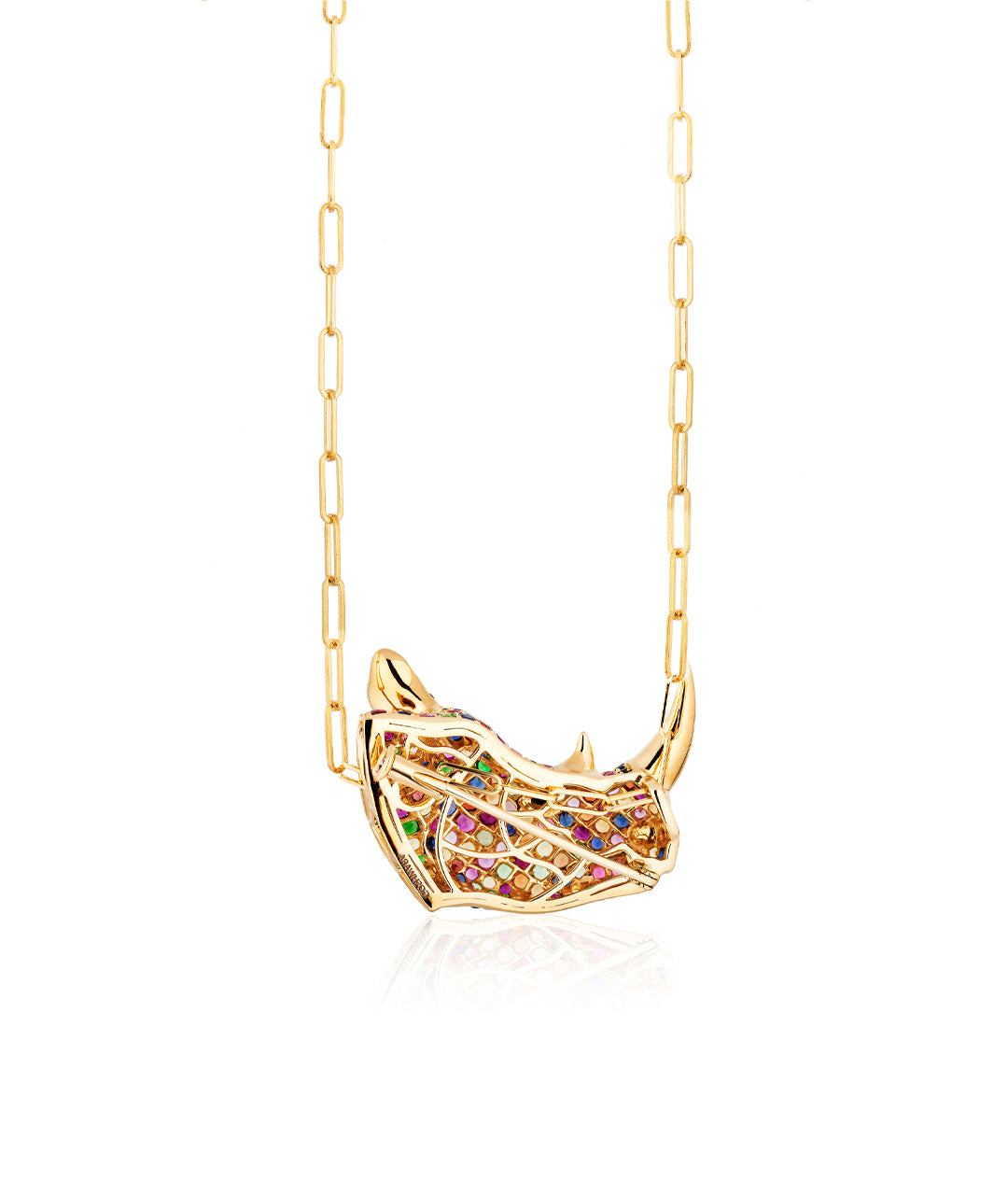 Rhino Pendant-Brooch