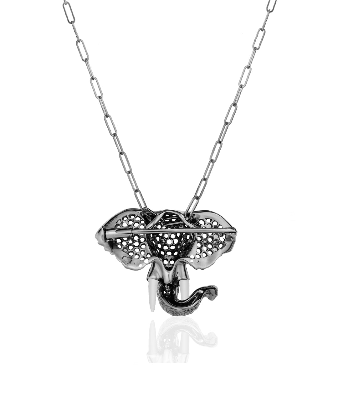 Elephant Pendant-Brooch