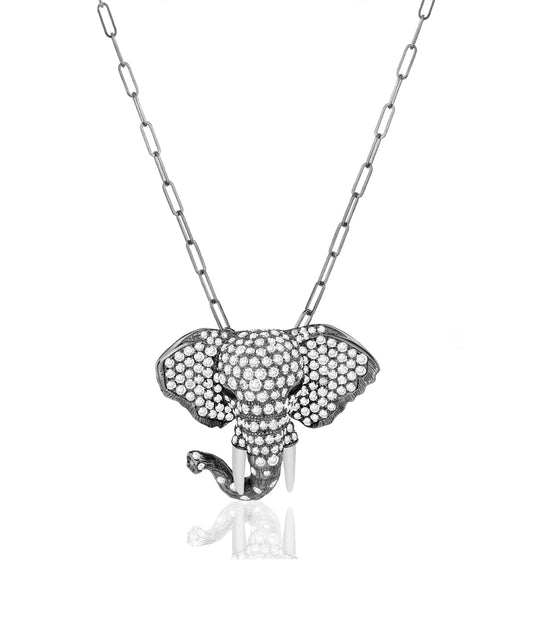 Elephant Pendant-Brooch