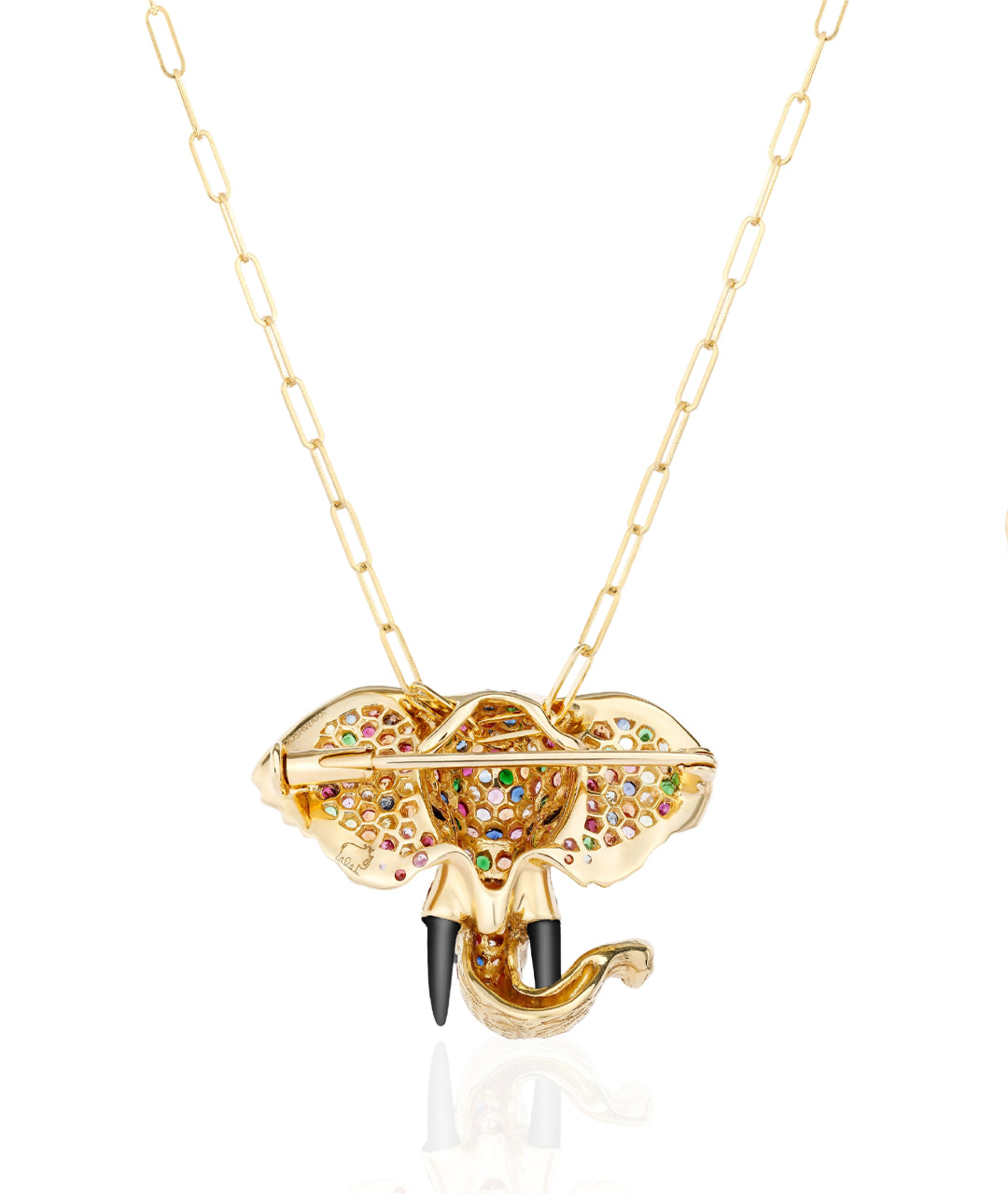 Yellow gold-Multi Sapphire
