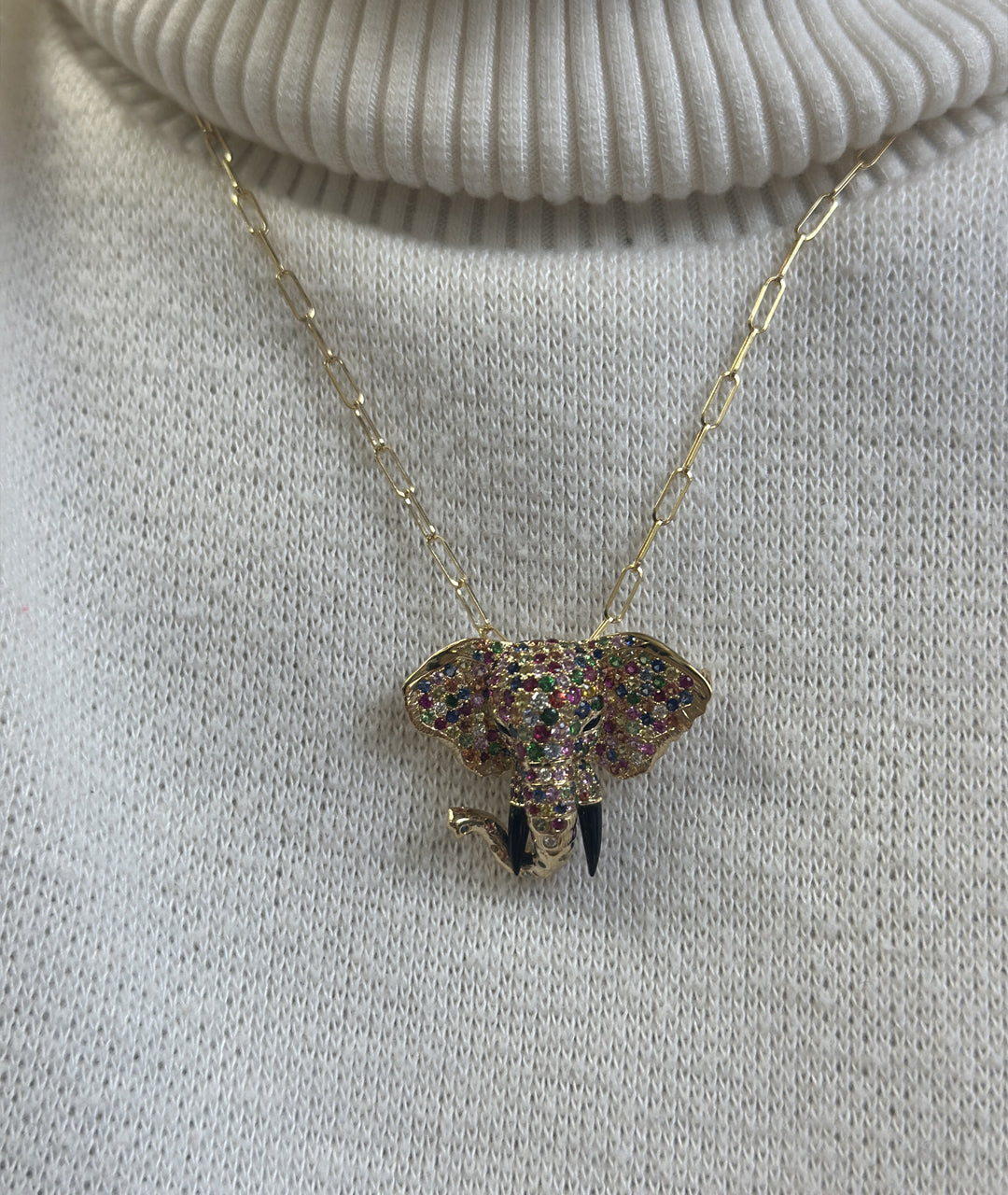 Yellow gold-Multi Sapphire
