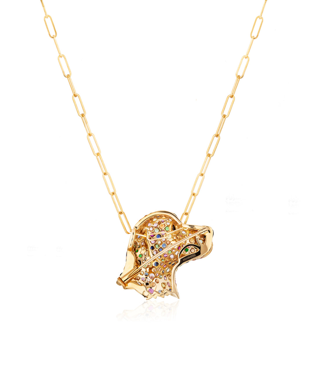 Yellow gold-Multi Sapphire