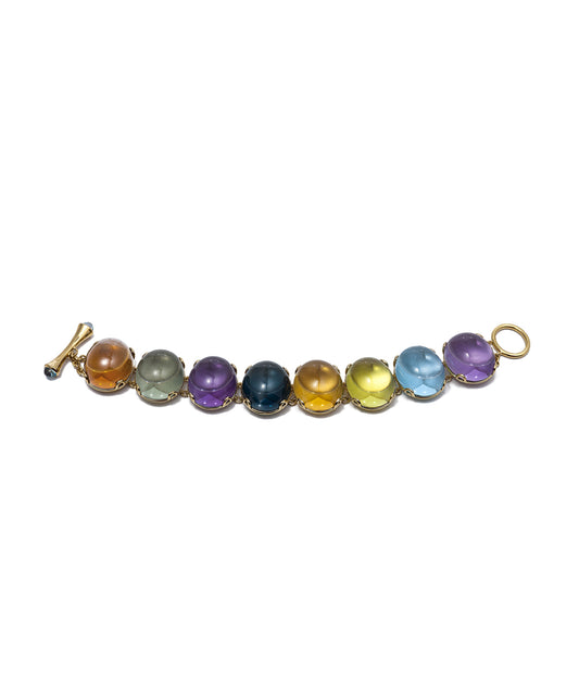 Multi-Stone Cabochon Bracelet