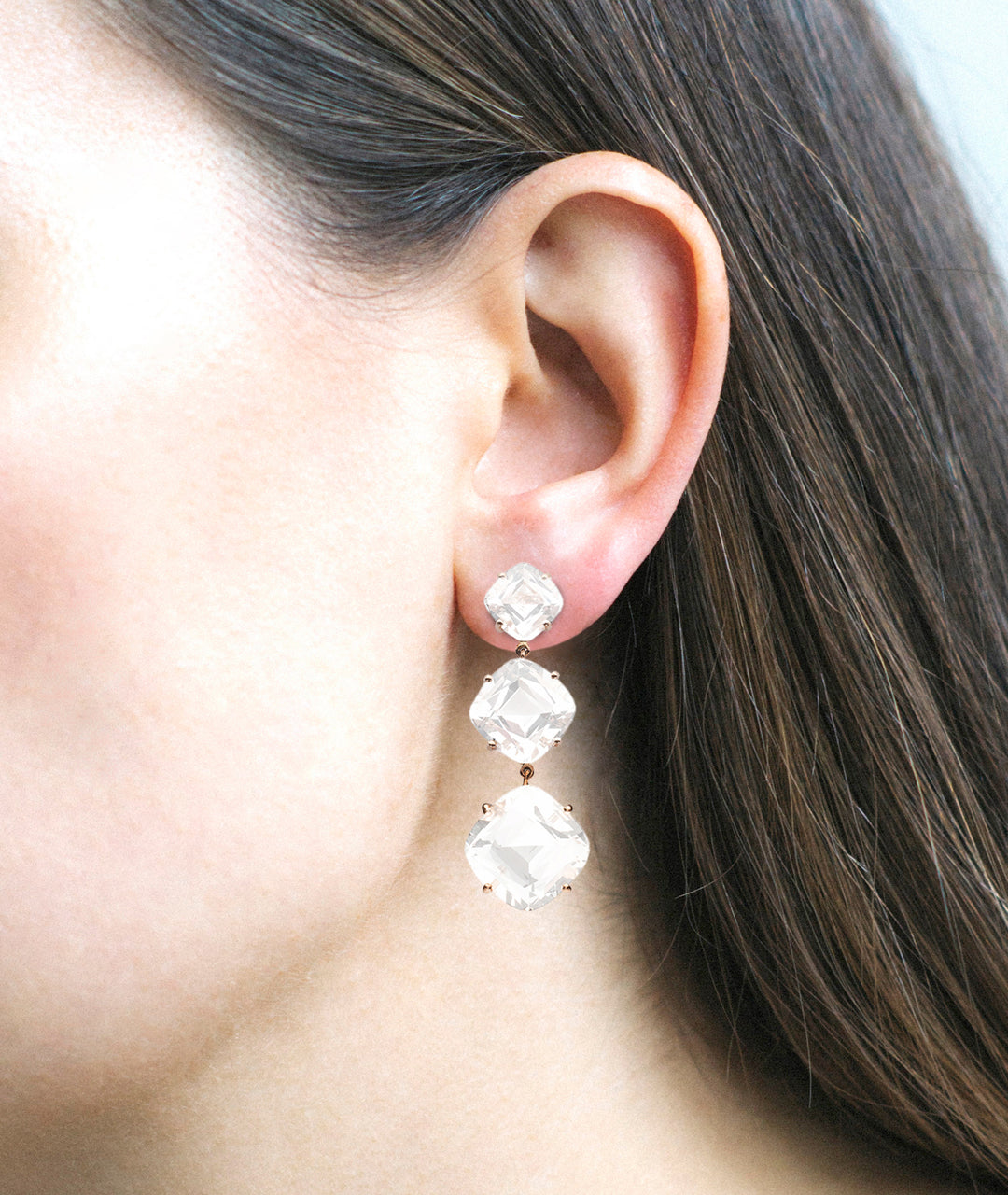 Yellow gold-Moon Quartz