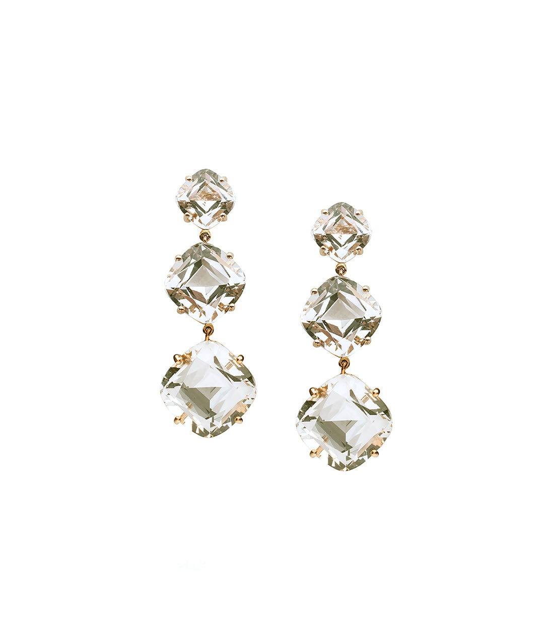 Yellow gold-Rock Crystal