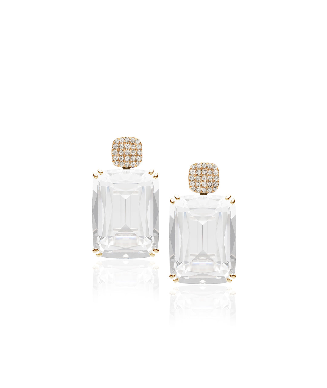 Yellow gold-Moon Quartz