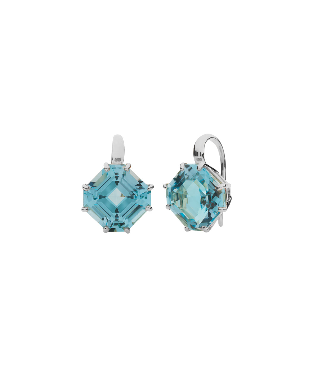 White gold-Blue Topaz