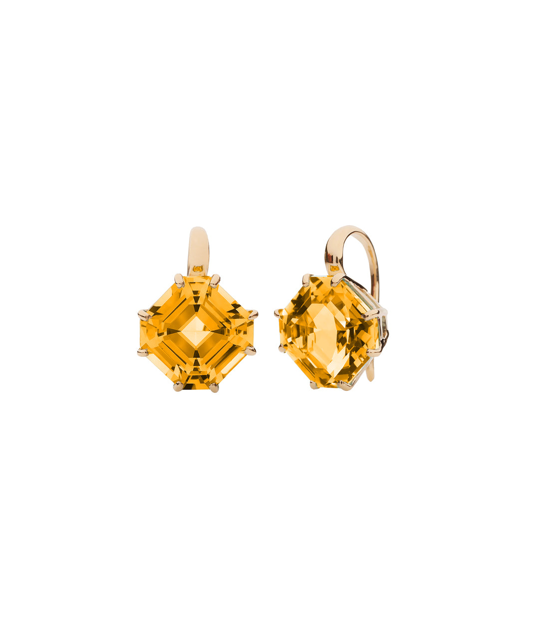 Yellow gold-Citrine