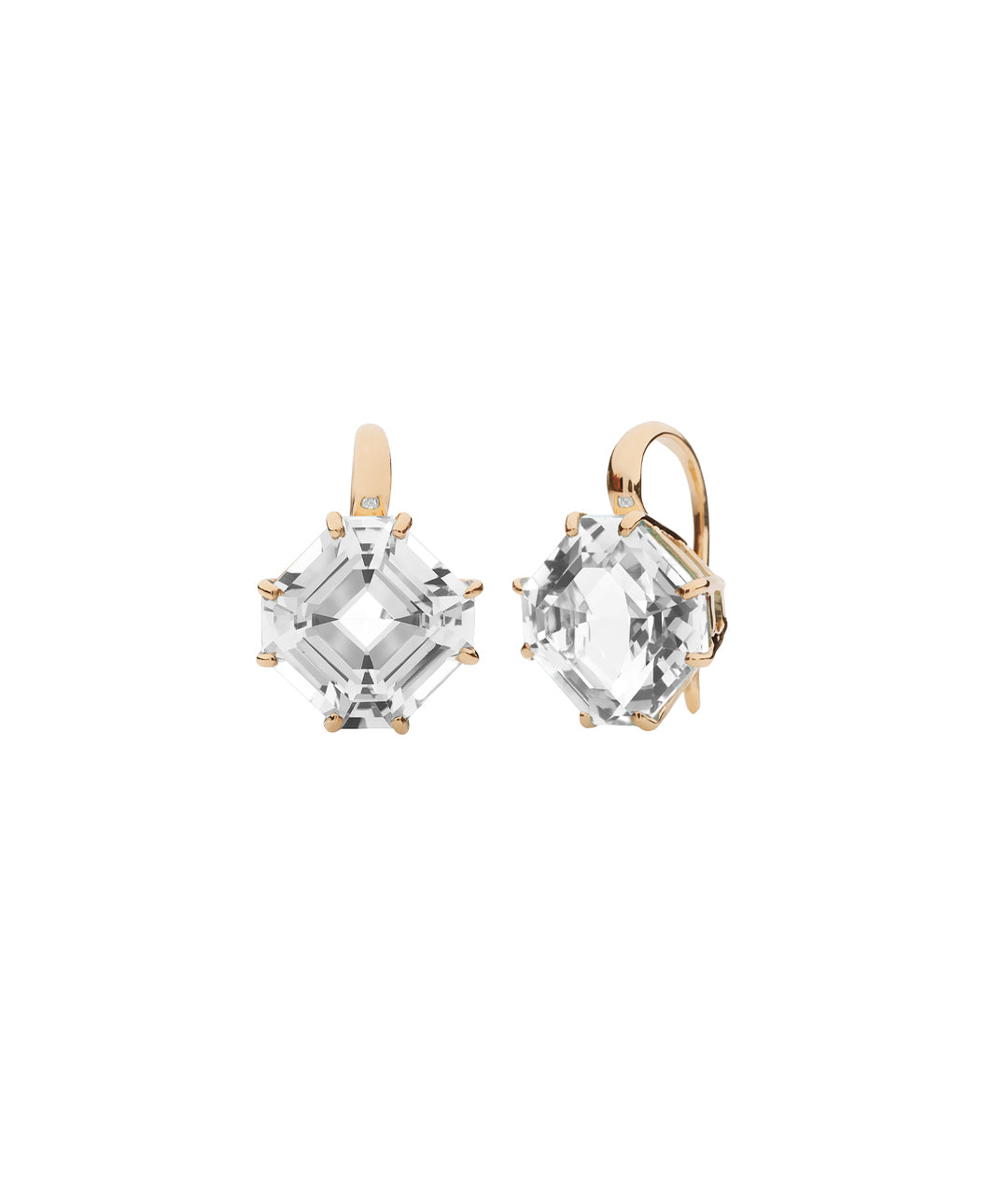 Yellow gold-Rock Crystal