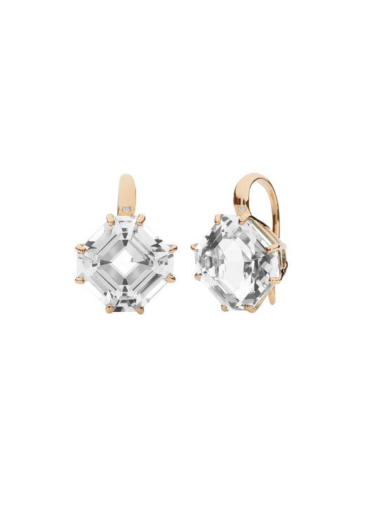 Yellow gold-Rock Crystal