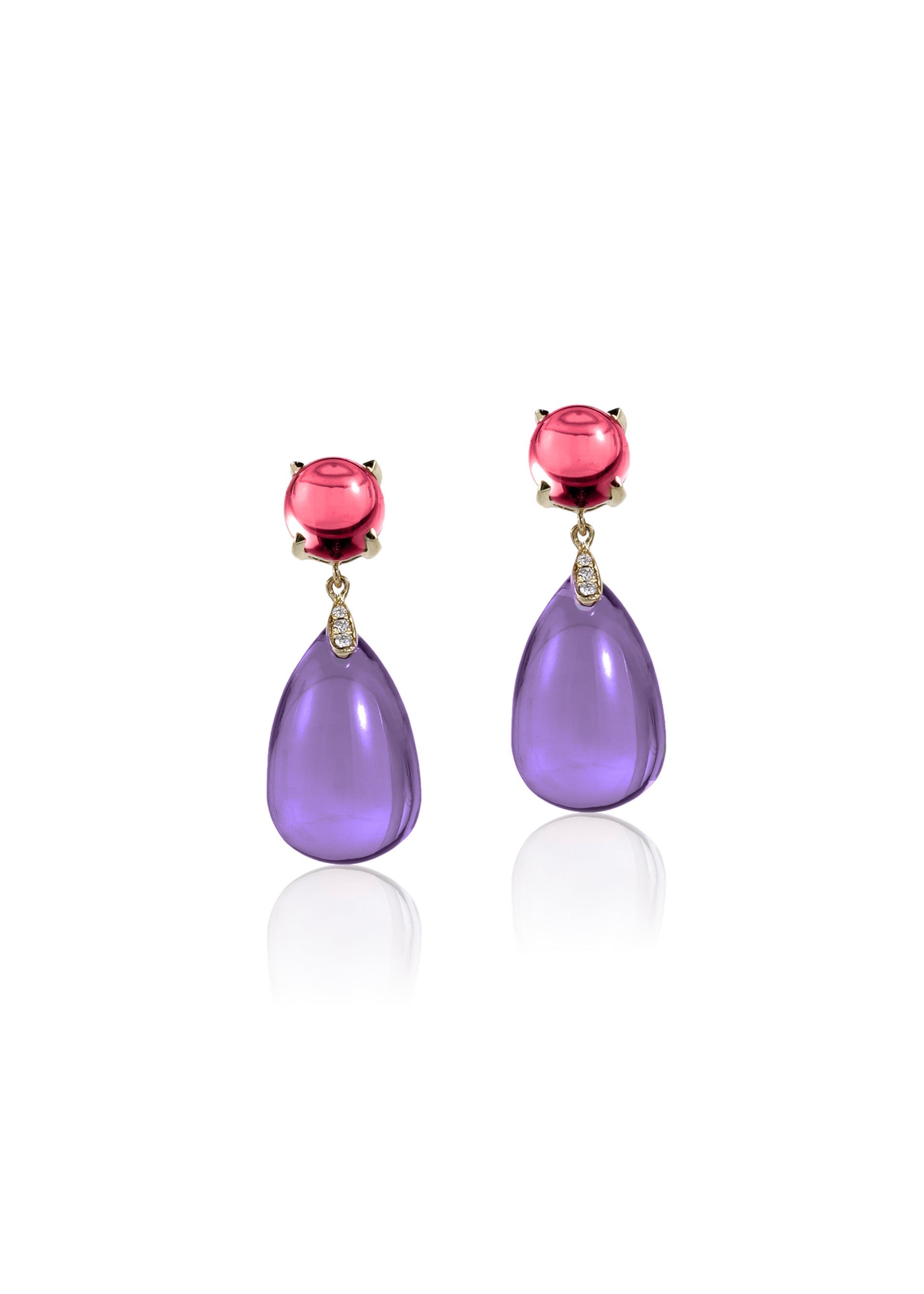 Amethyst with Garnet