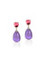 Amethyst with Garnet