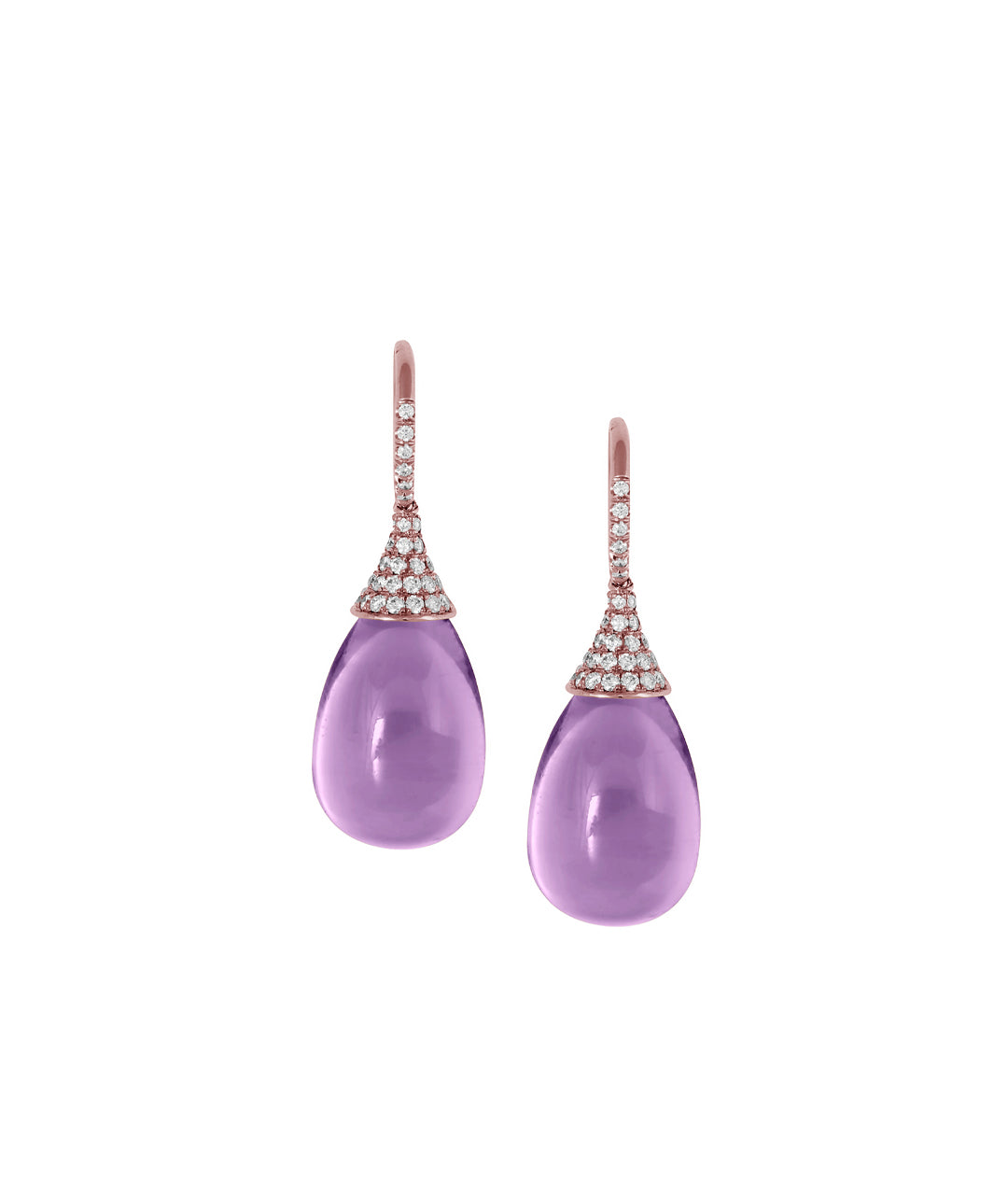 Rose gold-Lavender Amethyst