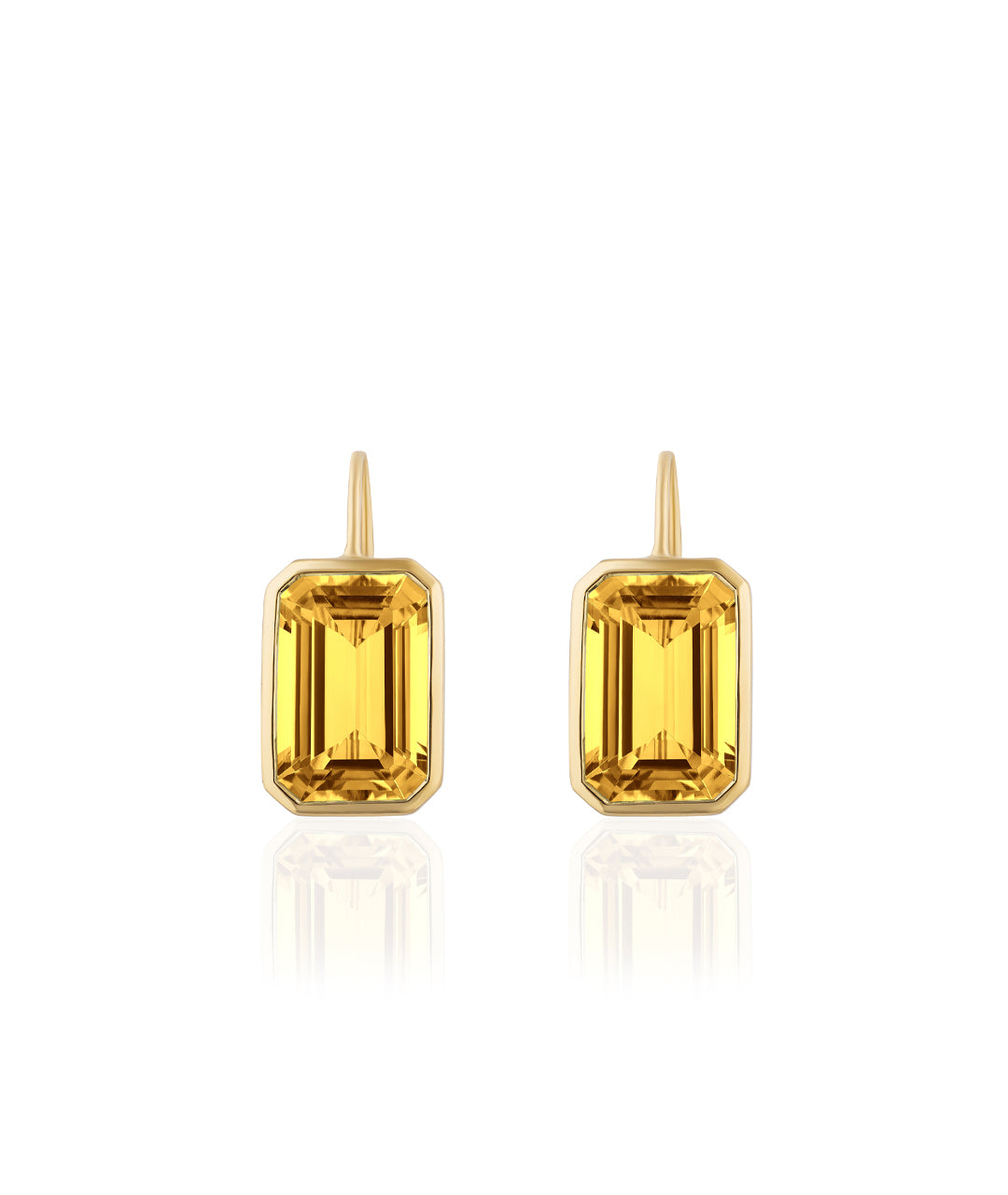 Yellow gold-Citrine
