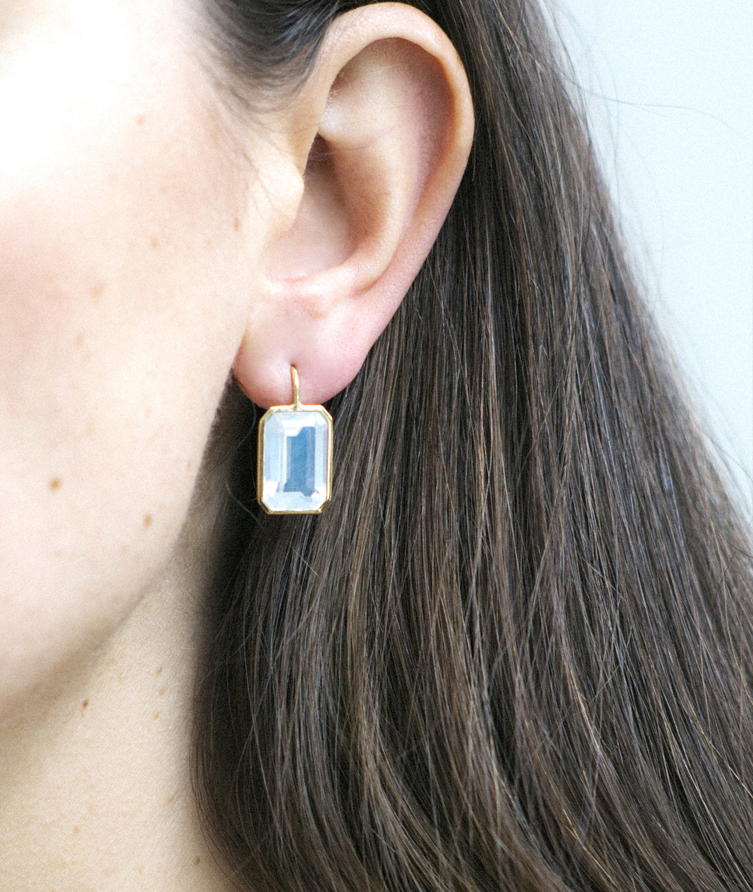 Yellow gold-Moon Quartz