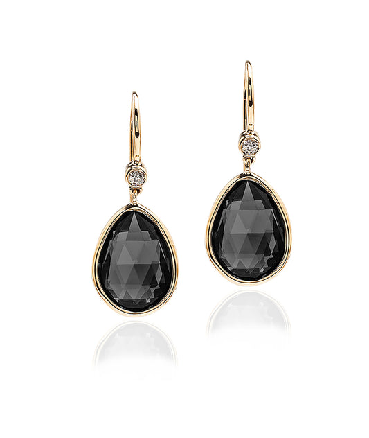 Onyx Briolette Earrings