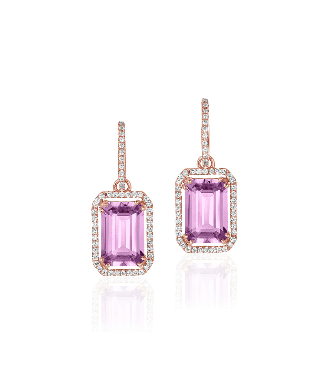 Rose gold-Lavender Amethyst