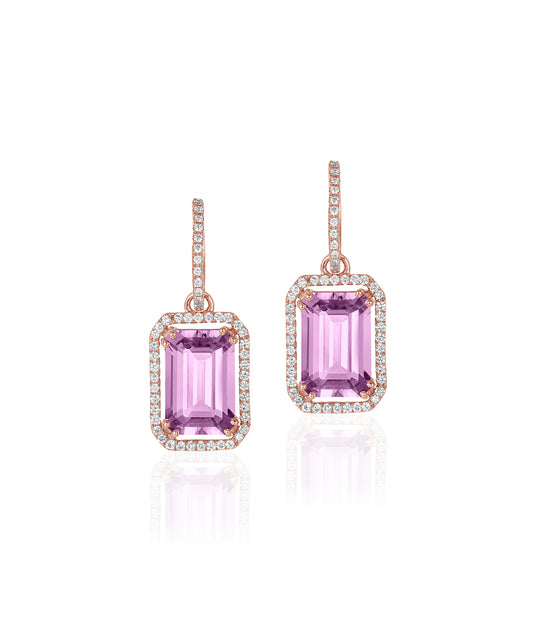 Rose gold-Lavender Amethyst