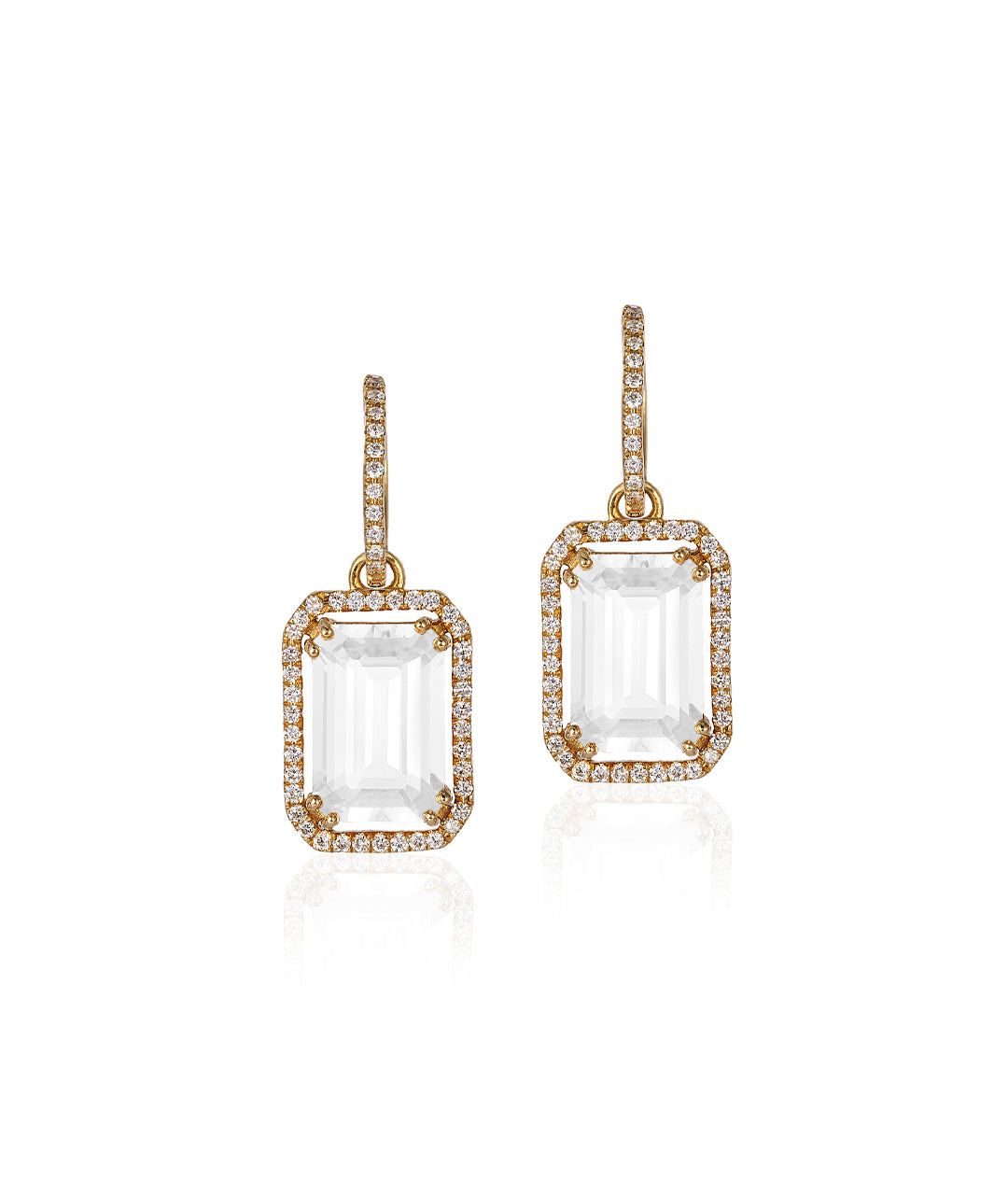 Yellow gold-Moon Quartz