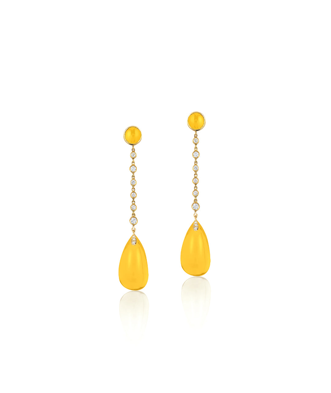 Yellow gold-Citrine