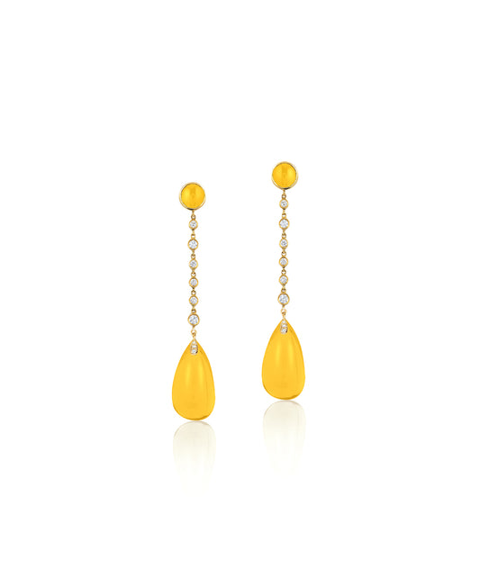 Yellow gold-Citrine