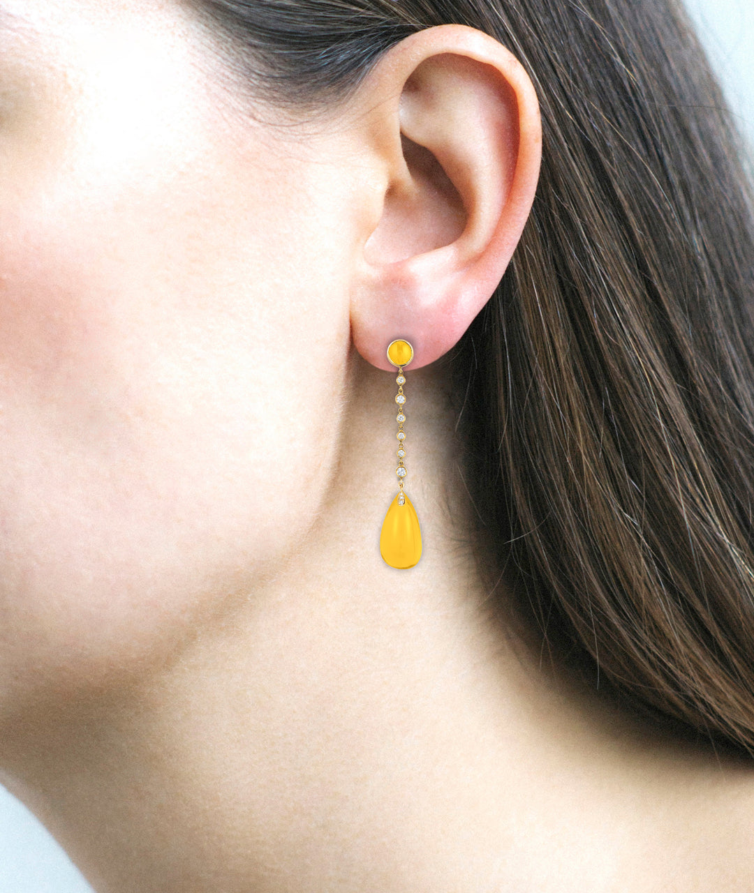 Yellow gold-Citrine