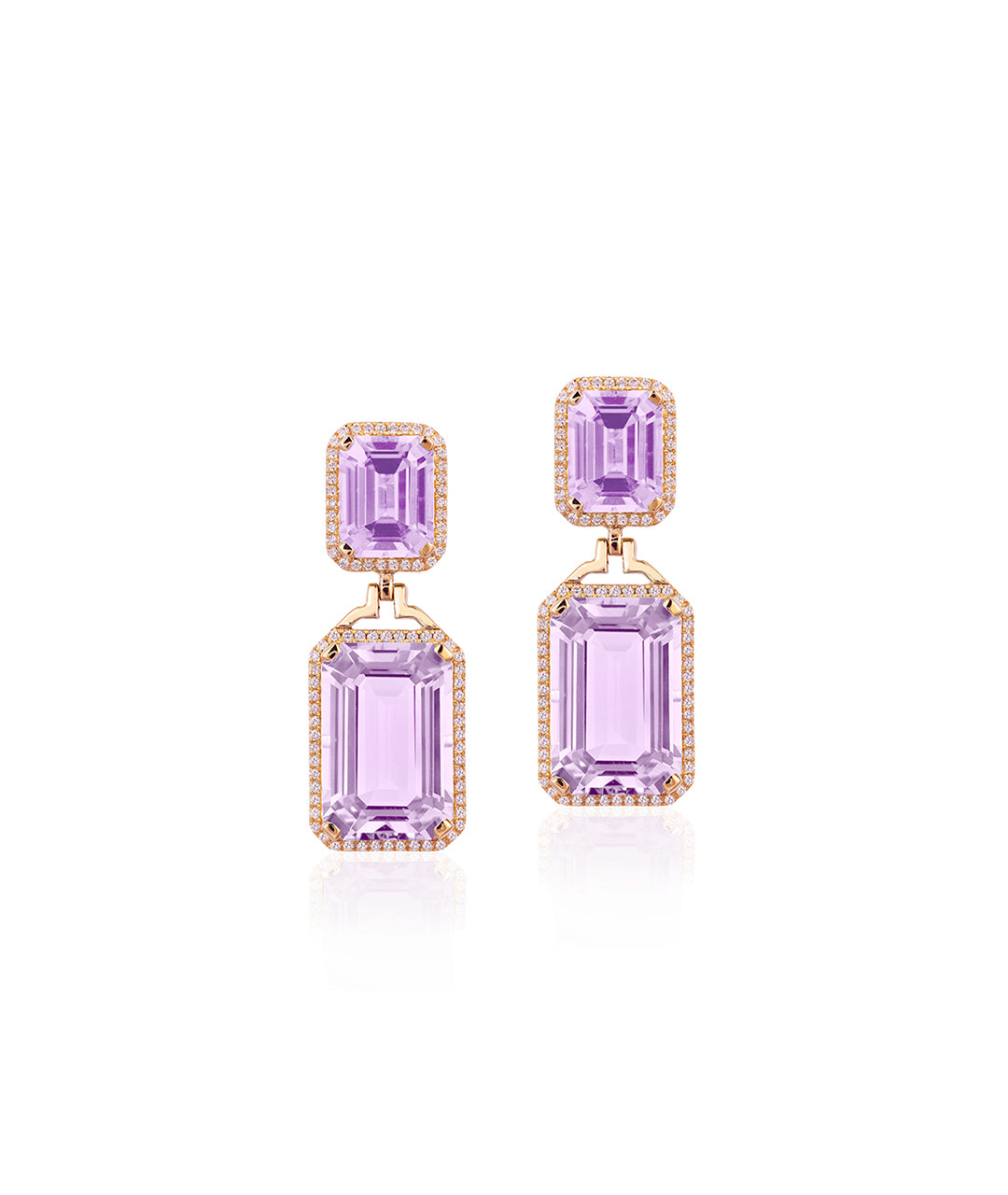 Rose gold-Lavender Amethyst