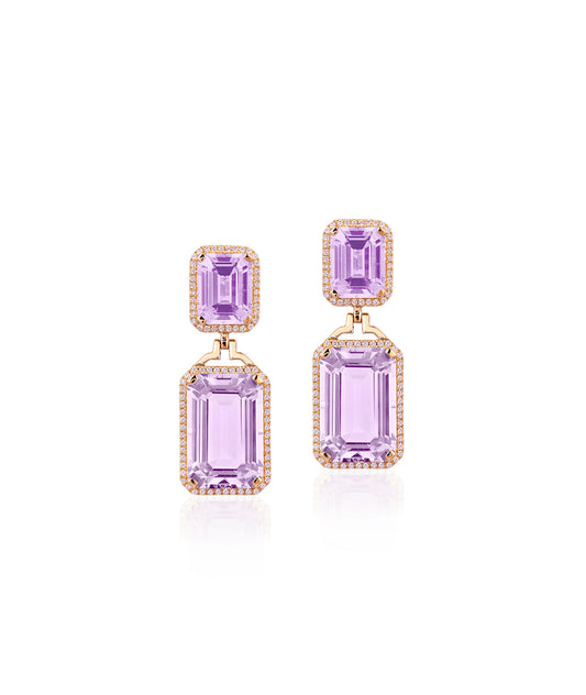 Rose gold-Lavender Amethyst