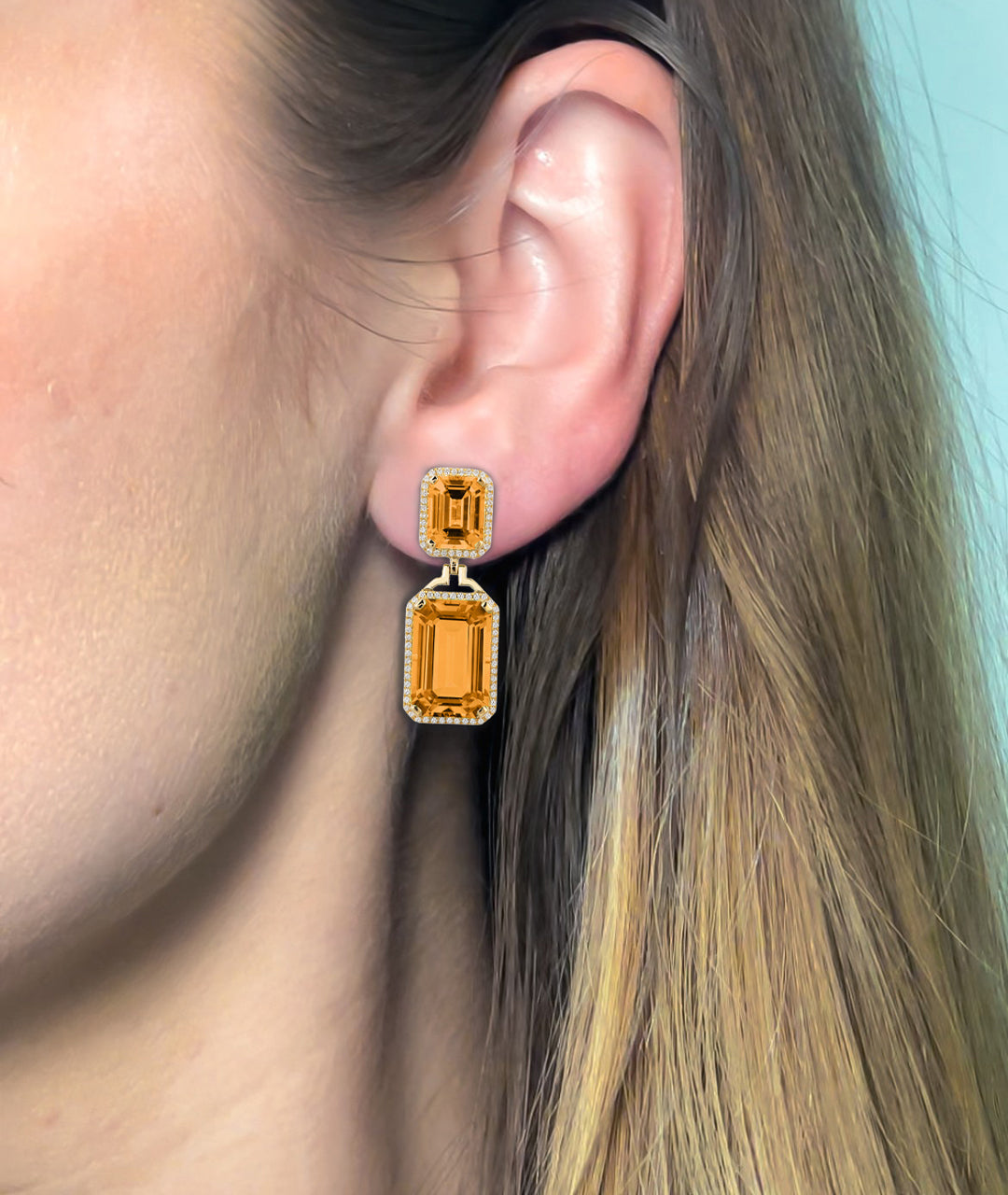 Yellow gold-Citrine