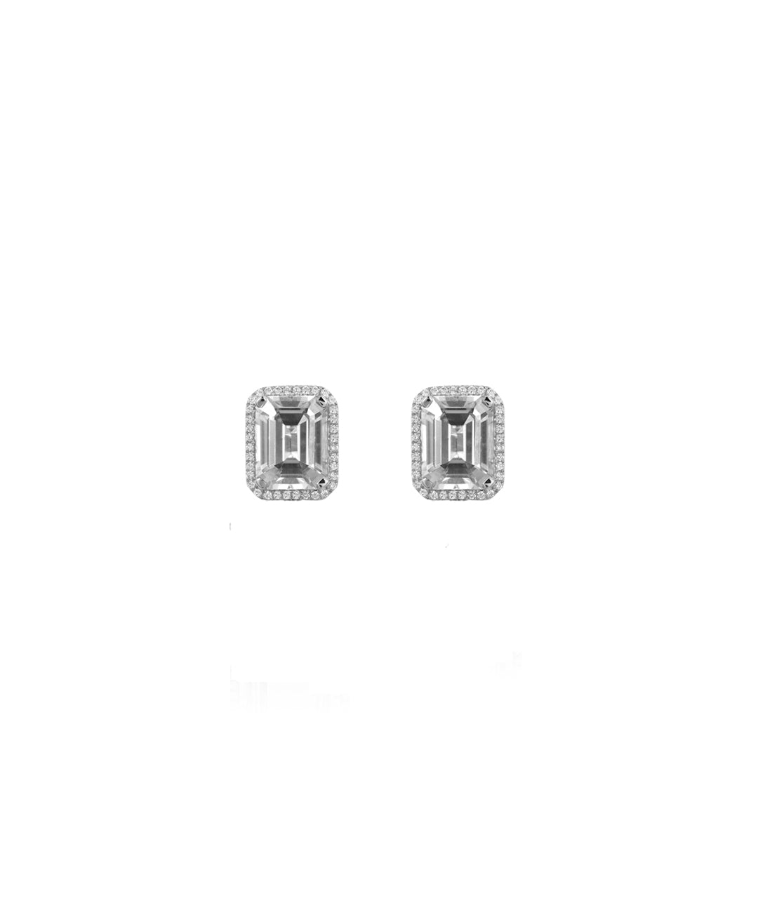 Rock Crystal Studs