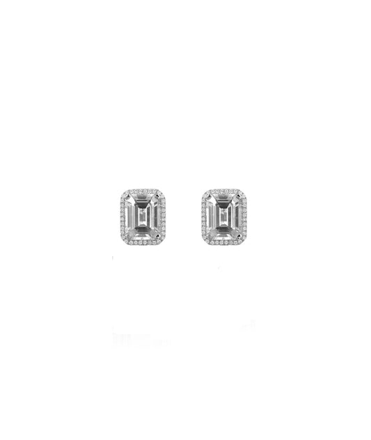 Rock Crystal Studs