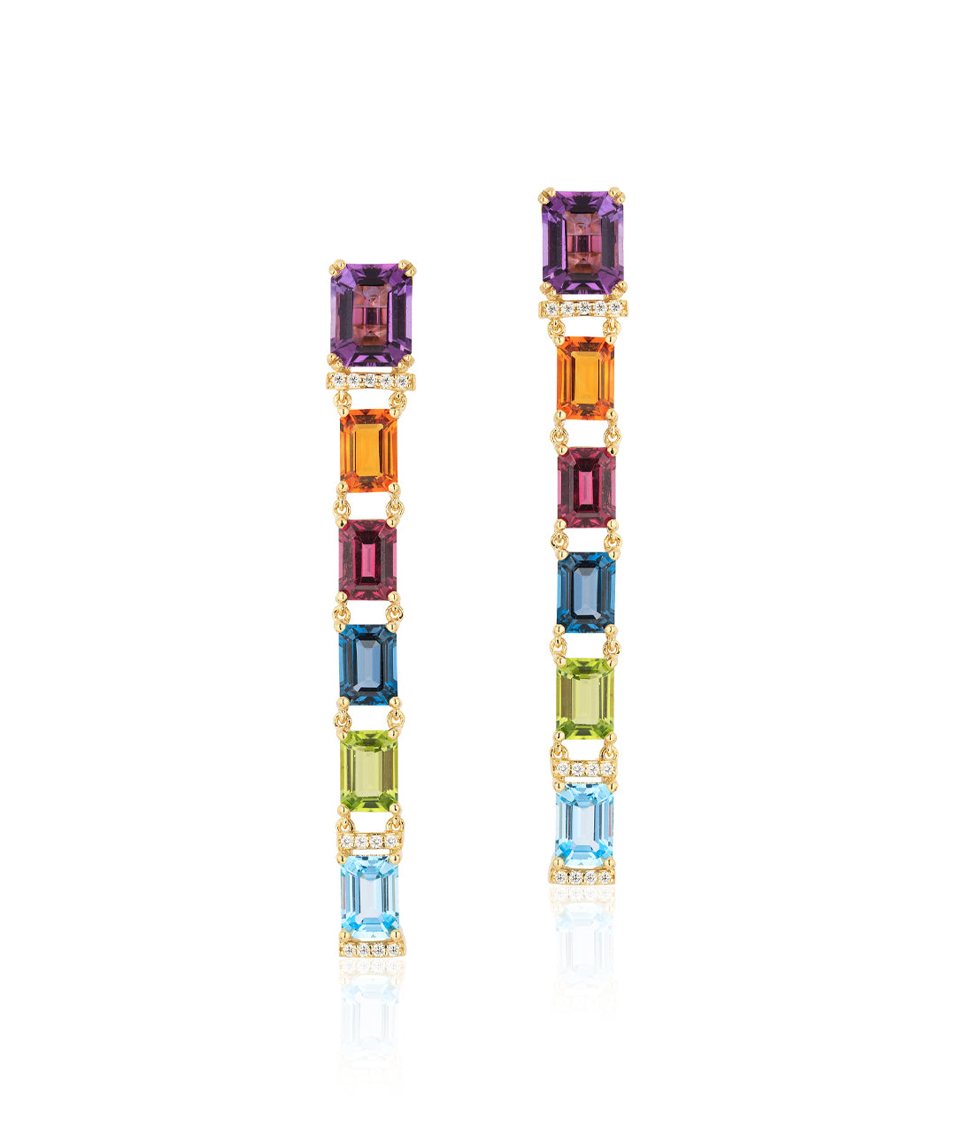 Rainbow Drop Earrings