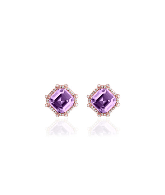 Rose gold-Lavender Amethyst
