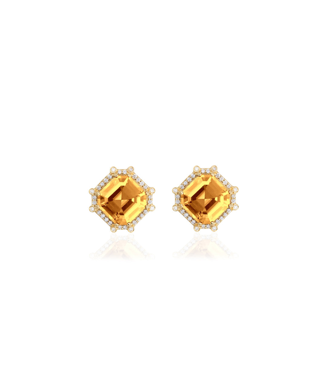 Yellow gold-Citrine