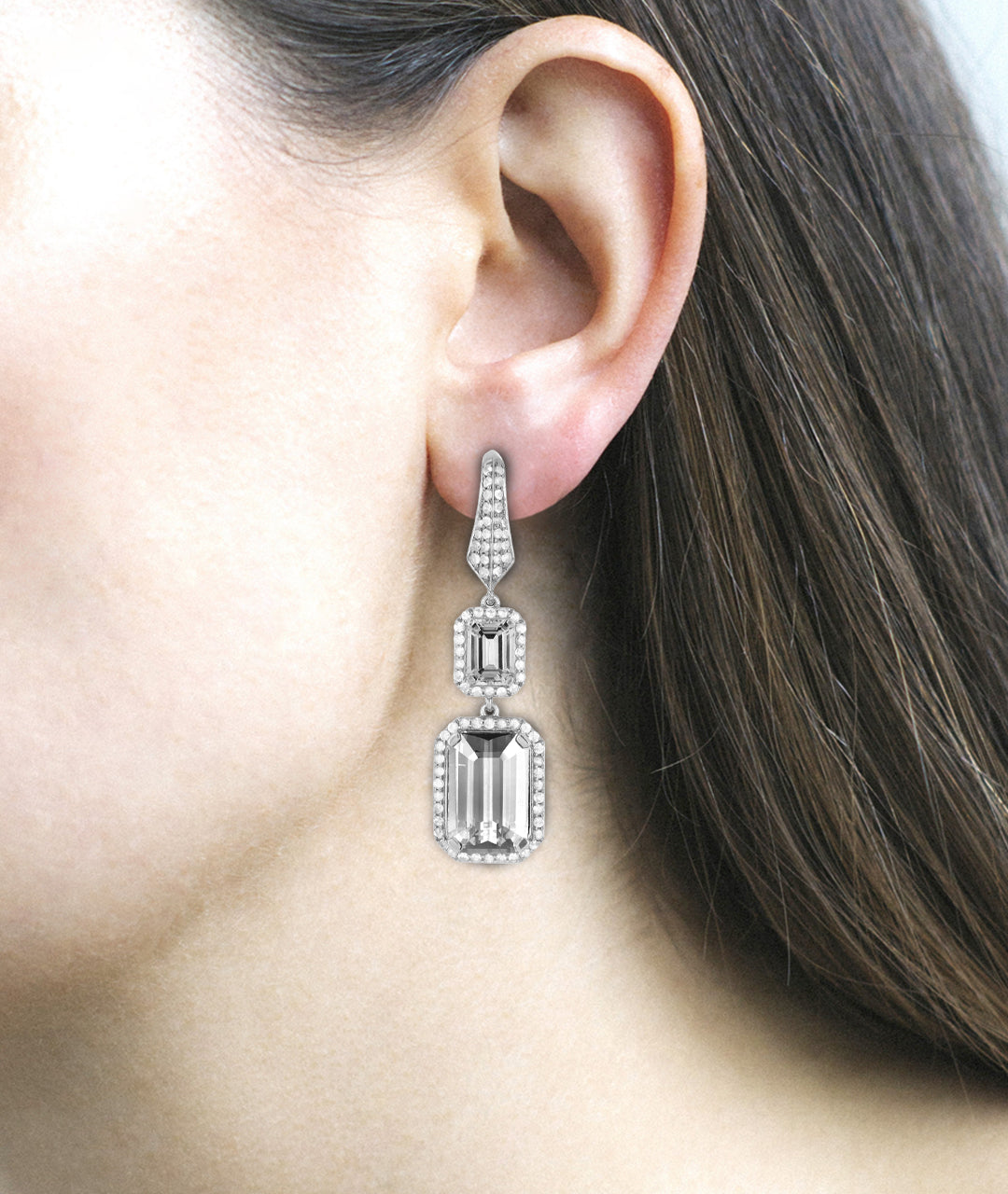 White gold-Rock Crystal