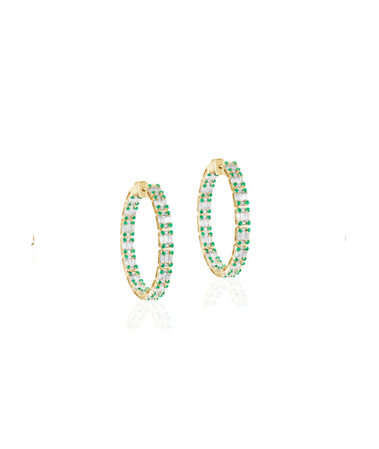 Yellow gold-Emerald
