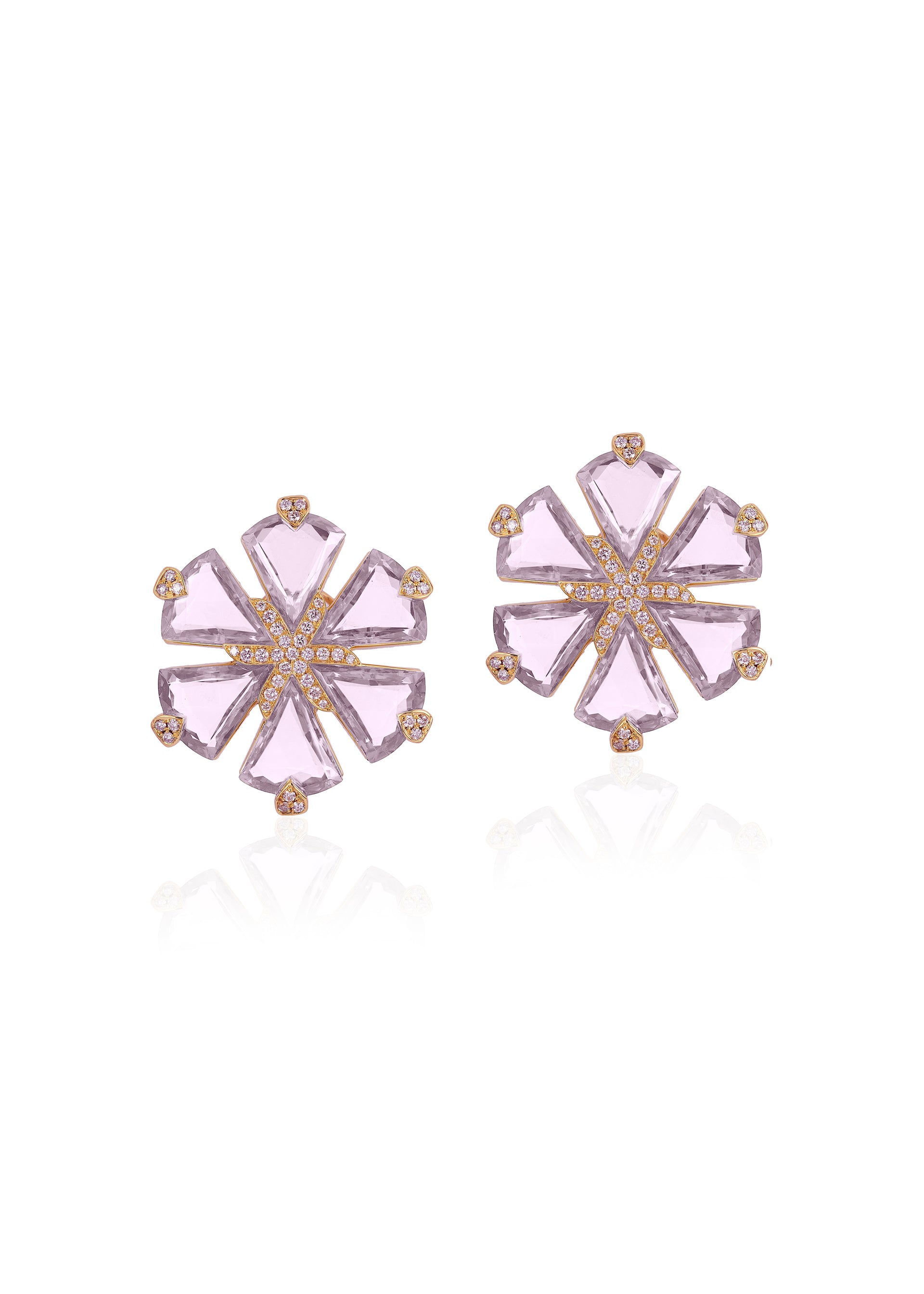 Rose gold-Lavender Amethyst