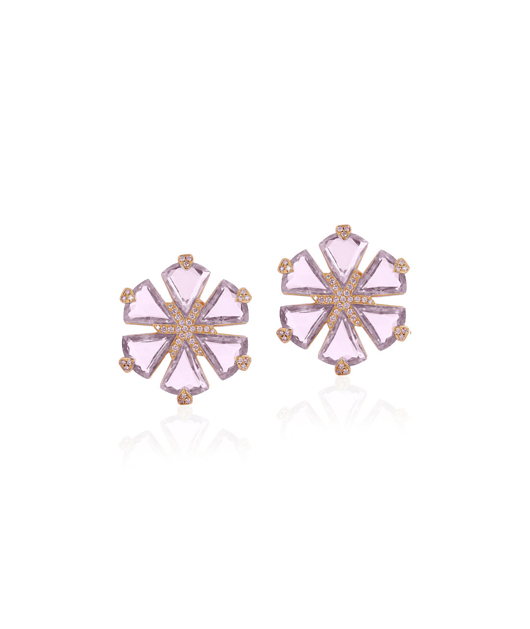 Rose gold-Lavender Amethyst