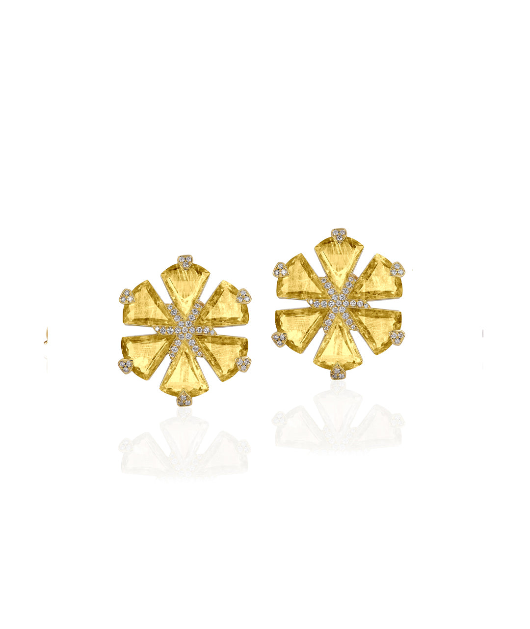 Yellow gold-Rutilated Quartz