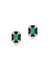 Emerald with Black Enamel
