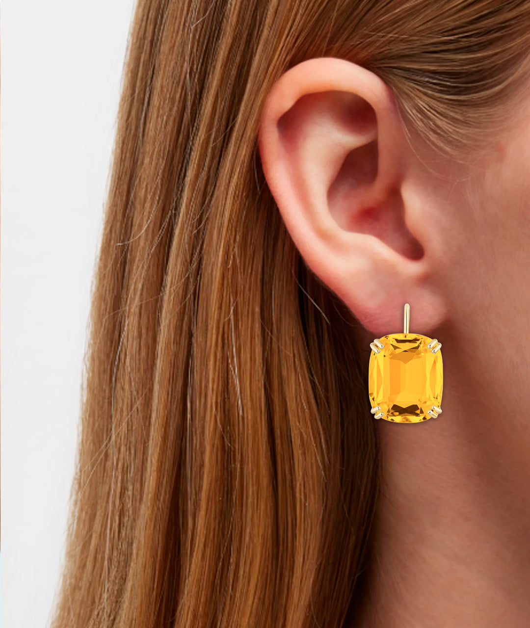 Yellow gold-Citrine