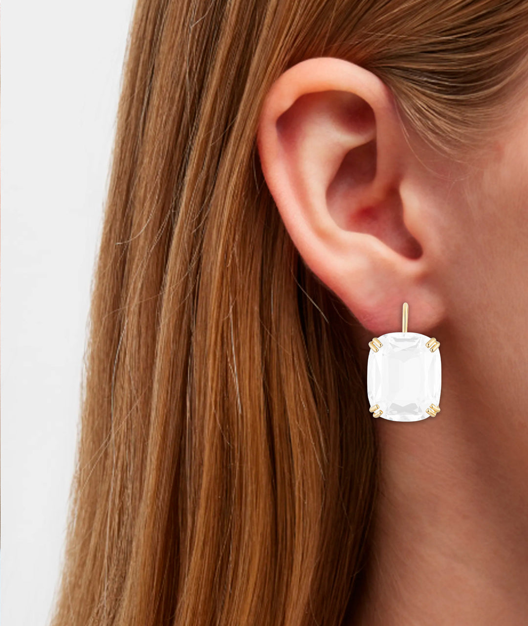 Yellow gold-Moon Quartz