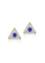 Tanzanite with White Enamel