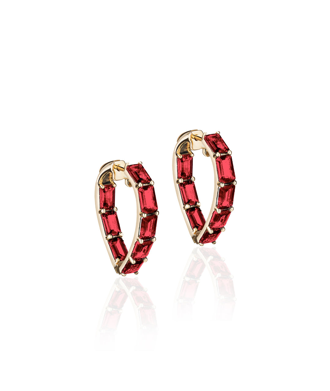 Yellow gold-Garnet