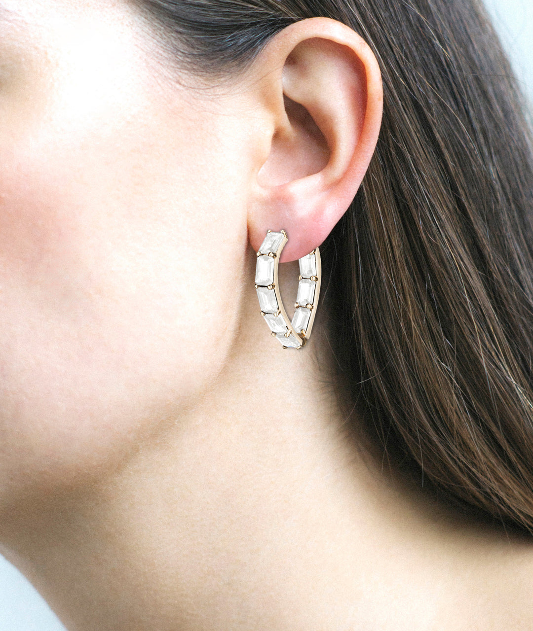 Yellow gold-Moon Quartz