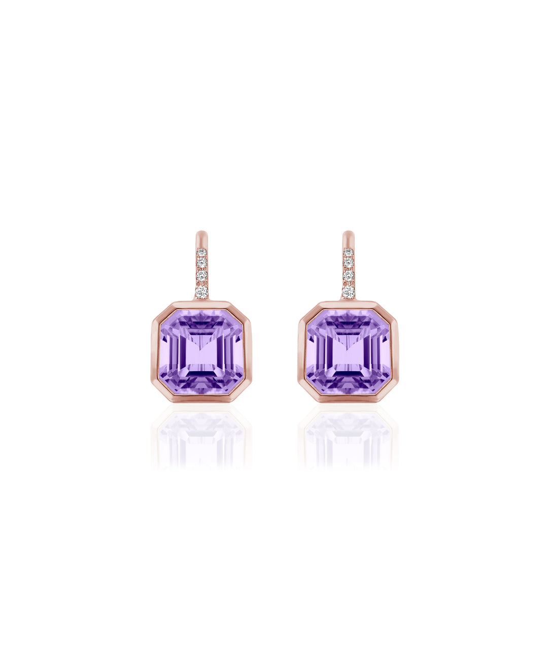 Rose gold-Lavender Amethyst
