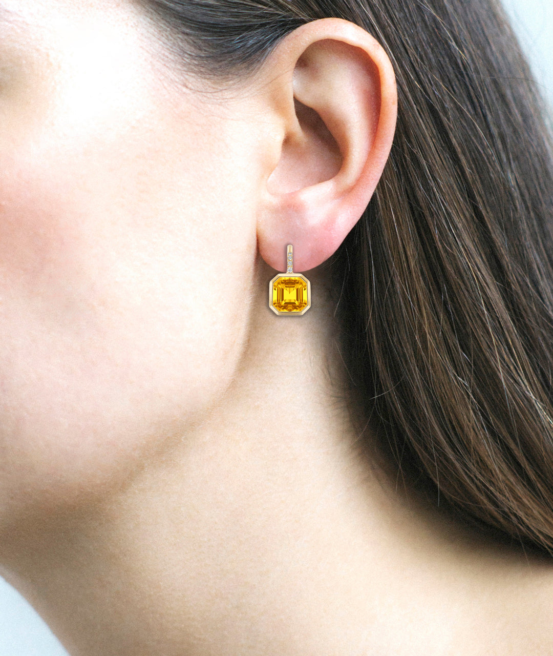 Yellow gold-Citrine